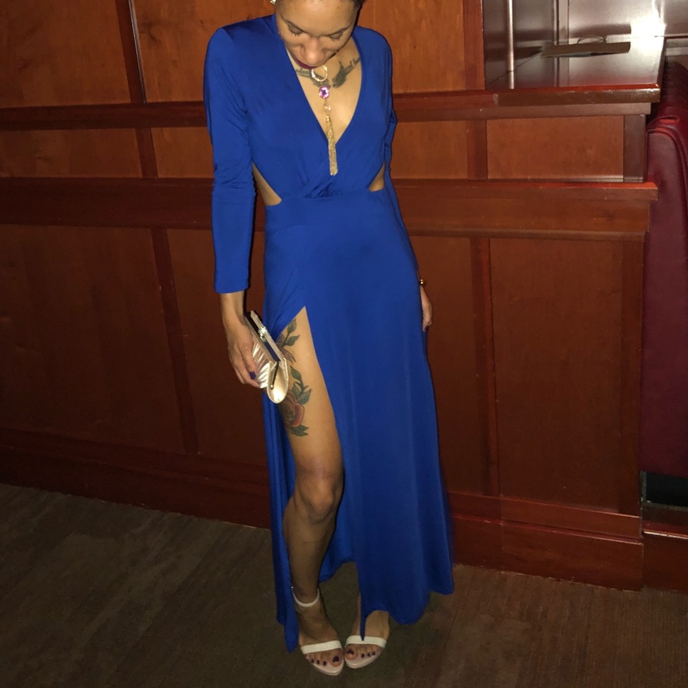 Blue formal dress